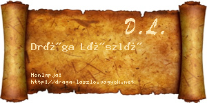 Drága László névjegykártya