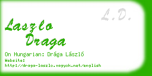 laszlo draga business card